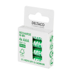 DELTACO Ultimate Ni-Mh rechargeable, LR03/AAA size, 750mAh, 4-pack(SG)
