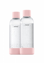 Mysoda PET-flaska 1L 2-pack, Pink