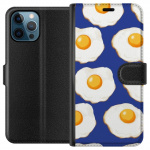 Wallet case for Apple iPhone 12 Pro with Fried eggs design