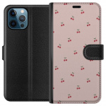 Wallet case for Apple iPhone 12 Pro with Cherry design