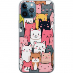 Mobile case for Apple iPhone 12 Pro Max with Cat pattern design