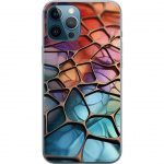 Mobile case for Apple iPhone 12 Pro Max with Metallic pattern design