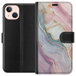 Wallet case for Apple iPhone 13 mini with Marble design