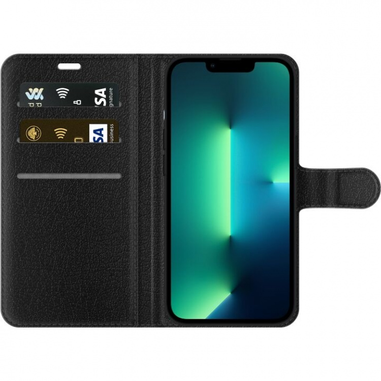 Wallet case for Apple iPhone 13 Pro with Priest\'s collars design