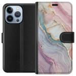 Wallet case for Apple iPhone 13 Pro with Marble design
