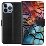 Wallet case for Apple iPhone 13 Pro Max with Metallic pattern design Wallet case for Apple iPhone 13 Pro Max with Metallic pattern design