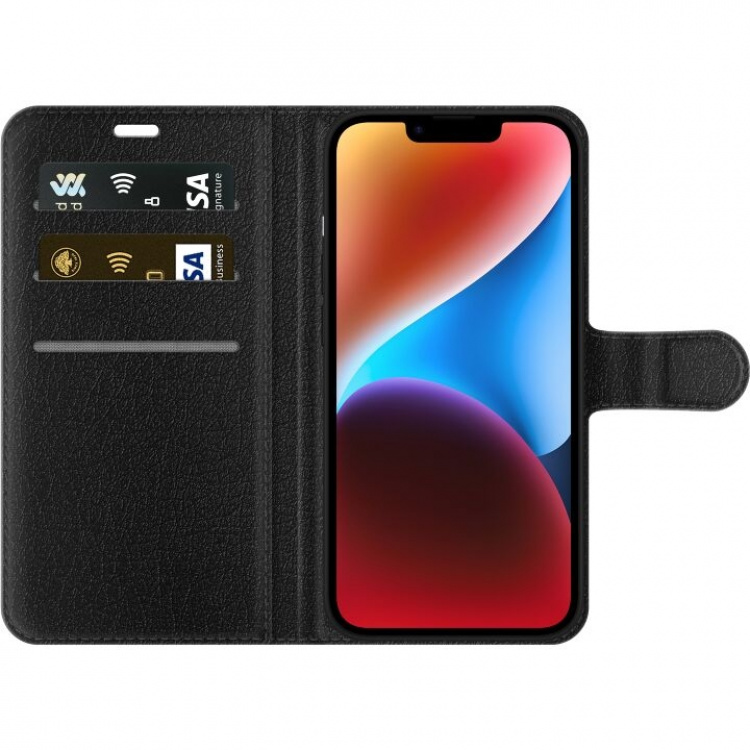 Wallet case for Apple iPhone 14 with Football design