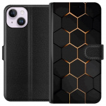 Wallet case for Apple iPhone 14 with Luxurious Pattern design