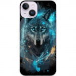 Mobile case for Apple iPhone 14 with Wolf design