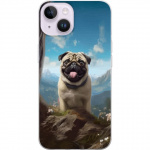 Mobile case for Apple iPhone 14 with Happy Dog design