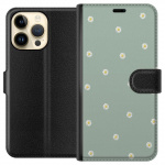 Wallet case for Apple iPhone 14 Pro Max with Priest\'s collars design