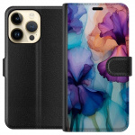 Wallet case for Apple iPhone 15 Pro with Magical flowers design