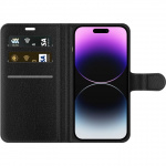 Wallet case for Apple iPhone 15 Pro with Priest\'s collars design