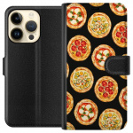 Wallet case for Apple iPhone 15 Pro with Pizza design