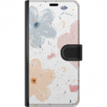 Wallet case for Apple iPhone 15 Plus with Flowers design