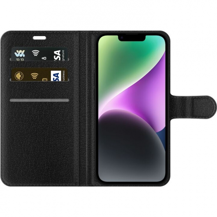 Wallet case for Apple iPhone 15 Plus with Luxury line design Wallet case for Apple iPhone 15 Plus with Luxury line design