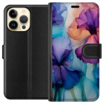 Wallet case for Apple iPhone 15 Pro Max with Magical flowers design