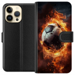 Wallet case for Apple iPhone 15 Pro Max with Football design