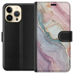 Wallet case for Apple iPhone 15 Pro Max with Marble design