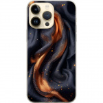 Mobile case for Apple iPhone 15 Pro Max with Fiery silk design