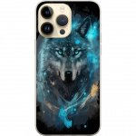 Mobile case for Apple iPhone 15 Pro Max with Wolf design
