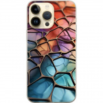 Mobile case for Apple iPhone 15 Pro Max with Metallic pattern design