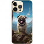 Mobile case for Apple iPhone 15 Pro Max with Happy Dog design