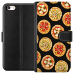Wallet case for Apple iPhone 5 with Pizza design