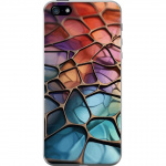 Mobile case for Apple iPhone 5 with Metallic pattern design