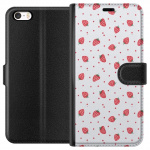 Wallet case for Apple iPhone 5s with Strawberries design