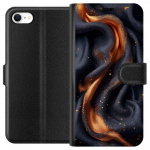 Wallet case for Apple iPhone 6 with Fiery silk design