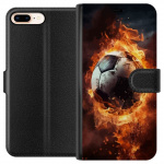 Wallet case for Apple iPhone 7 Plus with Football design