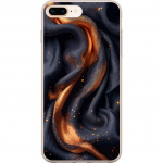 Mobile case for Apple iPhone 7 Plus with Fiery silk design