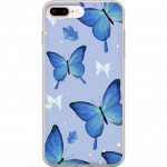 Mobile case for Apple iPhone 7 Plus with Blue butterflies design Mobile case for Apple iPhone 7 Plus with Blue butterflies design
