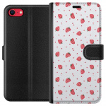 Wallet case for Apple iPhone SE (2020) with Strawberries design Wallet case for Apple iPhone SE (2020) with Strawberries design