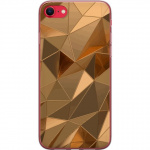 Mobile case for Apple iPhone SE (2020) with 3D Gold design