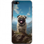 Mobile case for Apple iPhone SE (2016) with Happy Dog design