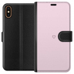 Wallet case for Apple iPhone X with Heart design