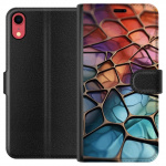 Wallet case for Apple iPhone XR with Metallic pattern design Wallet case for Apple iPhone XR with Metallic pattern design