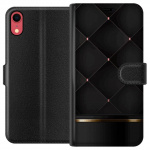 Wallet case for Apple iPhone XR with Luxury line design Wallet case for Apple iPhone XR with Luxury line design
