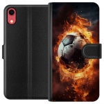Wallet case for Apple iPhone XR with Football design Wallet case for Apple iPhone XR with Football design
