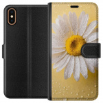 Wallet case for Apple iPhone XS with Porslinsblomma design Wallet case for Apple iPhone XS with Porslinsblomma design