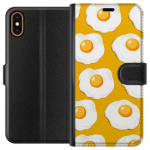 Wallet case for Apple iPhone XS with Fried egg design Wallet case for Apple iPhone XS with Fried egg design