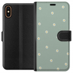 Wallet case for Apple iPhone XS with Priest\'s collars design Wallet case for Apple iPhone XS with Priest\'s collars design