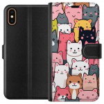 Wallet case for Apple iPhone XS with Cat pattern design Wallet case for Apple iPhone XS with Cat pattern design