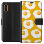 Wallet case for Apple iPhone XS Max with Fried egg design Wallet case for Apple iPhone XS Max with Fried egg design