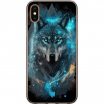 Mobile case for Apple iPhone XS Max with Wolf design