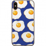 Mobile case for Apple iPhone XS Max with Fried eggs design