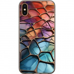 Mobile case for Apple iPhone XS Max with Metallic pattern design