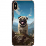Mobile case for Apple iPhone XS Max with Happy Dog design Mobile case for Apple iPhone XS Max with Happy Dog design